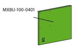 Ізоляція правої сторони котла TXN225 - MXBU-100-0401-RAL6018